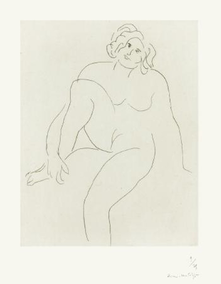 Nu assis, le Bras Entourant la Jambe Repliée ,
1929 by Henri Matisse