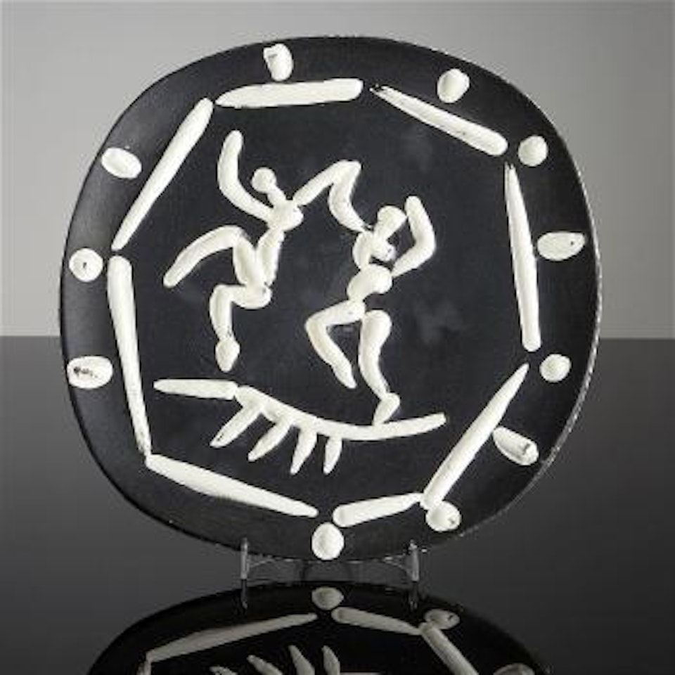 "Two dancers" ,
1956 by Pablo Picasso