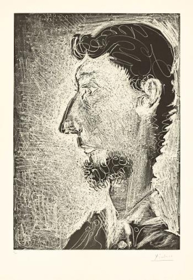 Portrait de Piero Crommelynck II ,
1966 by Pablo Picasso