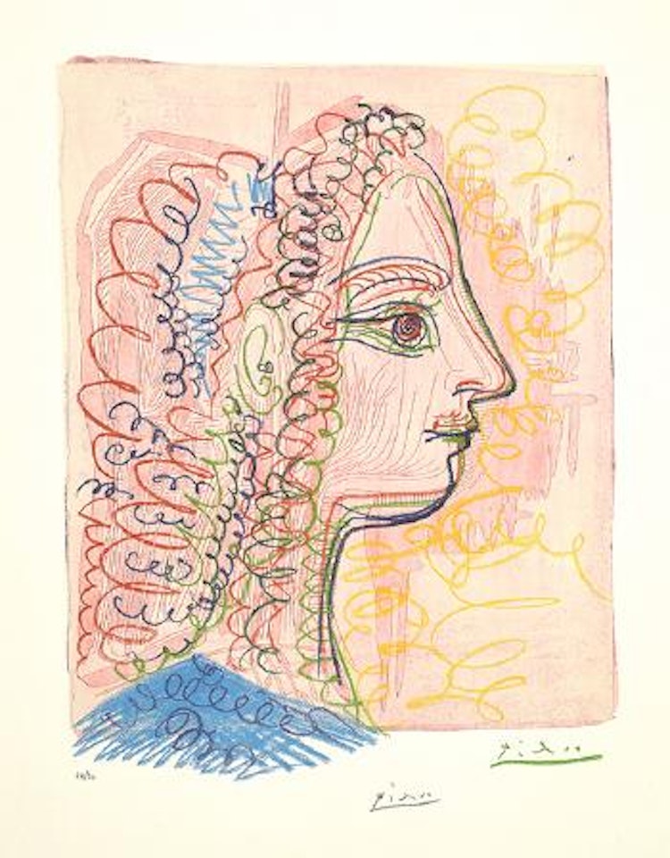 Peinture contemporaine dans les collections vaudoises au profit de "Terrre des hommes" ,
1971 by Pablo Picasso