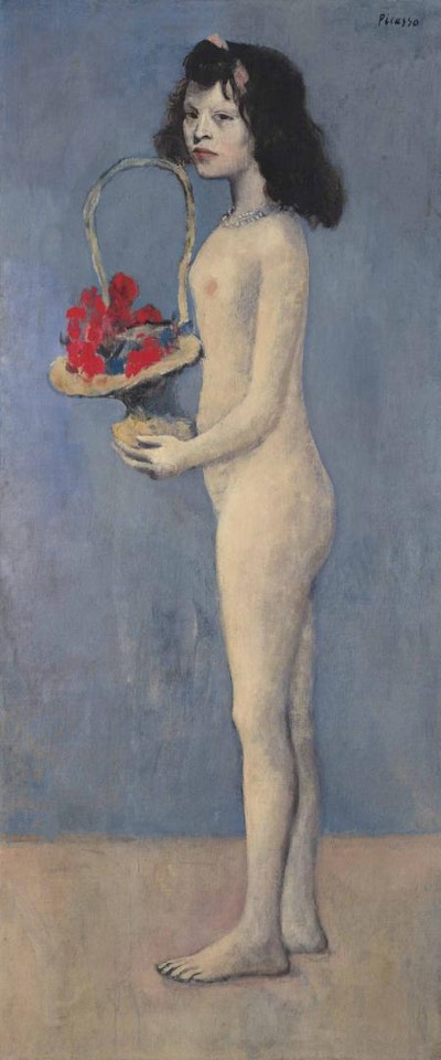 Fillette àla corbeille fleurie by Pablo Picasso