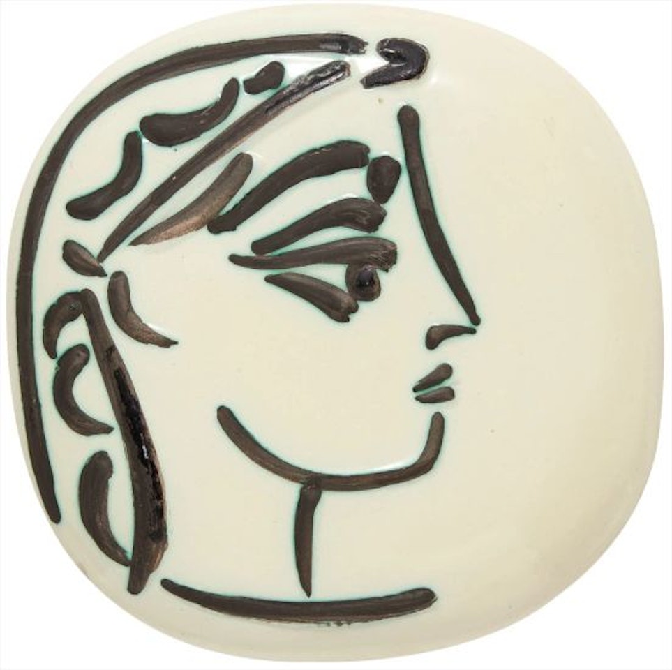 Jacqueline's profile (Profil de Jacqueline) by Pablo Picasso