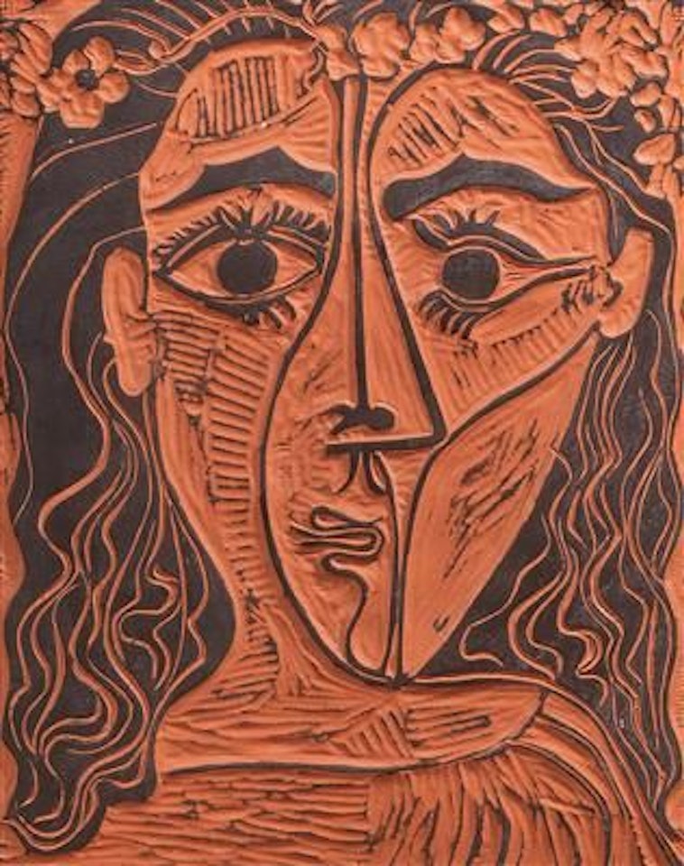 Petite tête de femme couronée by Pablo Picasso