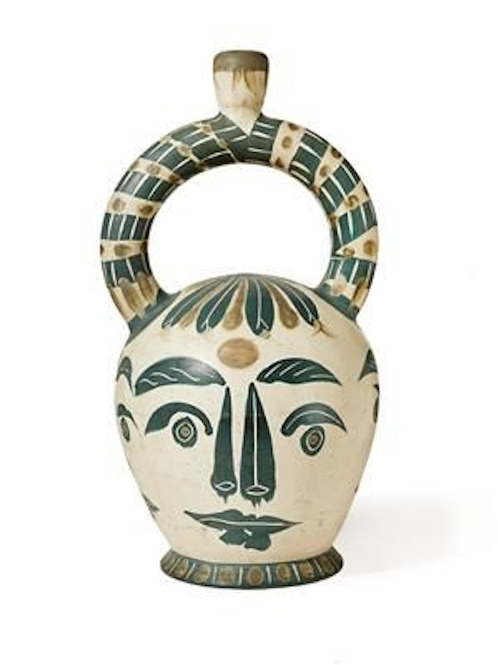 Vase azteque aux quatre visages by Pablo Picasso