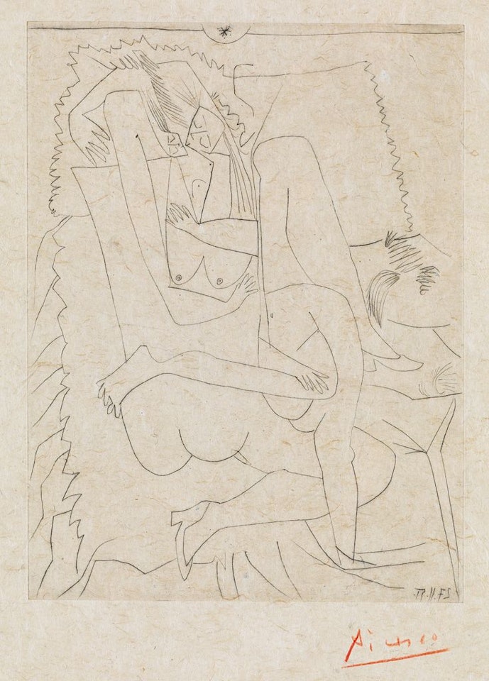 Amours Féminines (le Couple) by Pablo Picasso