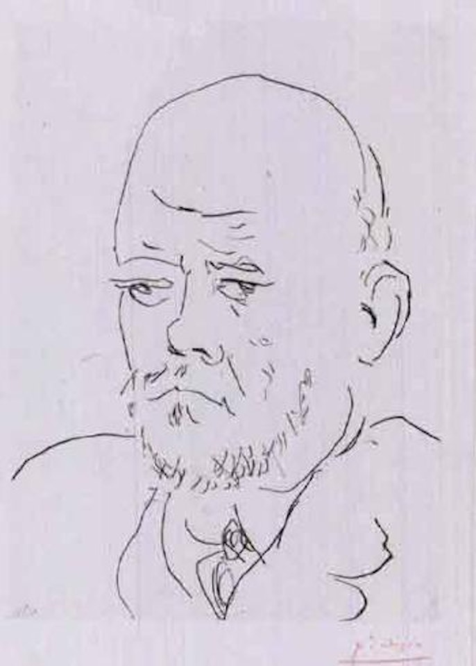 Portrait de Vollard by Pablo Picasso