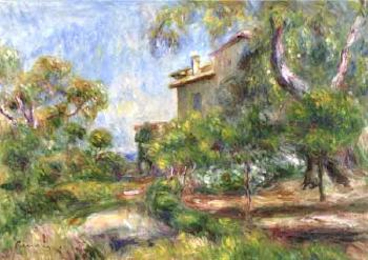 Villa a Cagnes by Pierre-Auguste Renoir