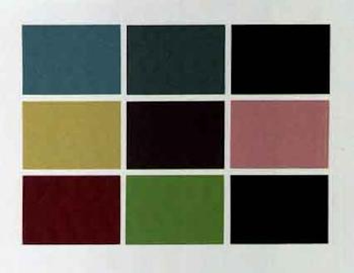 9 von 180 farben by Gerhard Richter