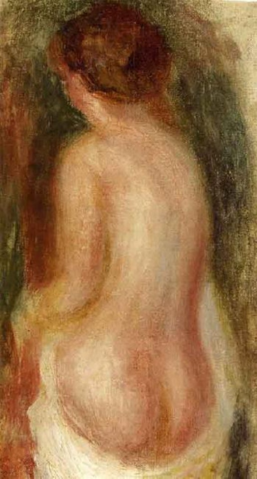 Baigneuse nue de dos by Pierre-Auguste Renoir