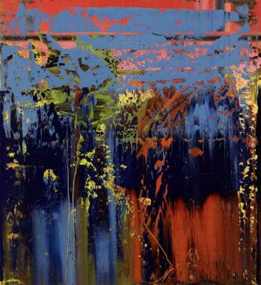 Abstract picture by Gerhard Richter