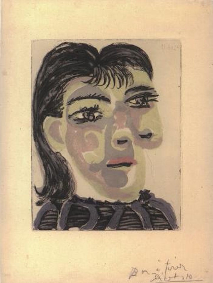 Portrait de Dora Maar II by Pablo Picasso