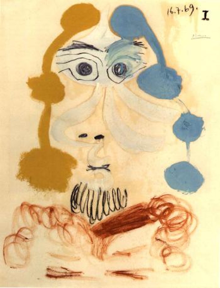 Tete d'homme by Pablo Picasso