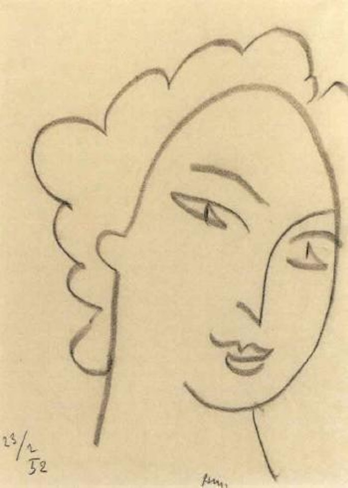 Tete de femme by Henri Matisse