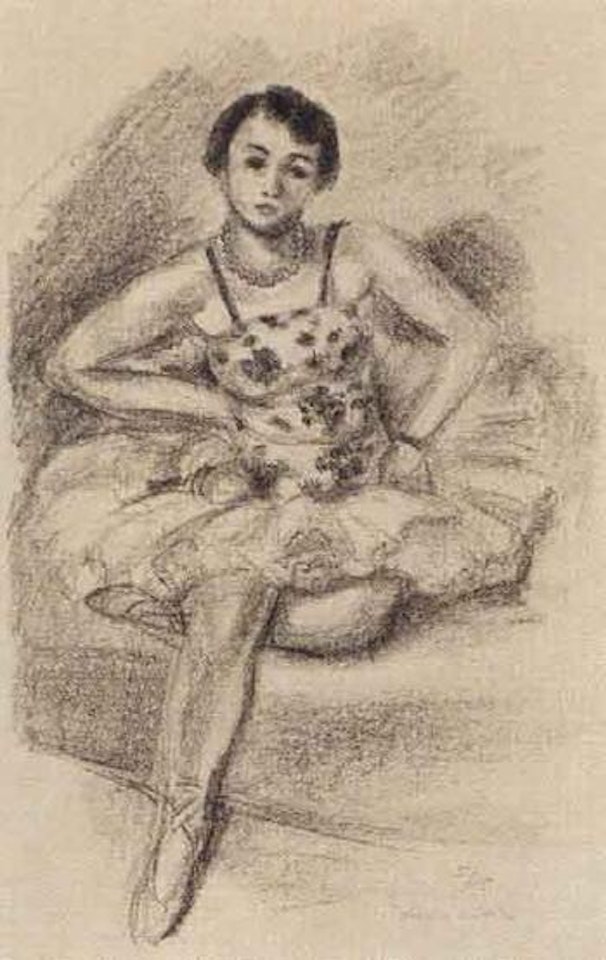 Danseuse assise en hauteur by Henri Matisse