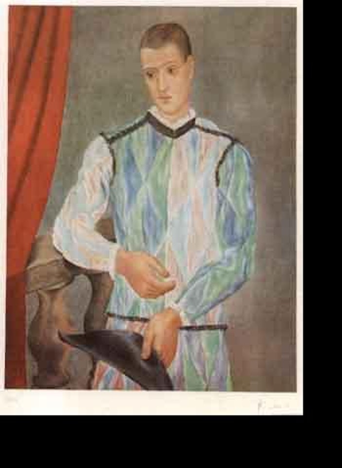 Arlequin by Pablo Picasso