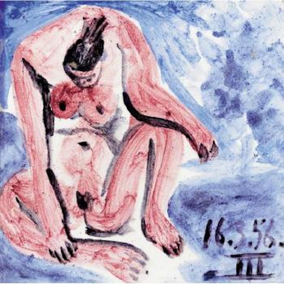 Nu accroupi by Pablo Picasso