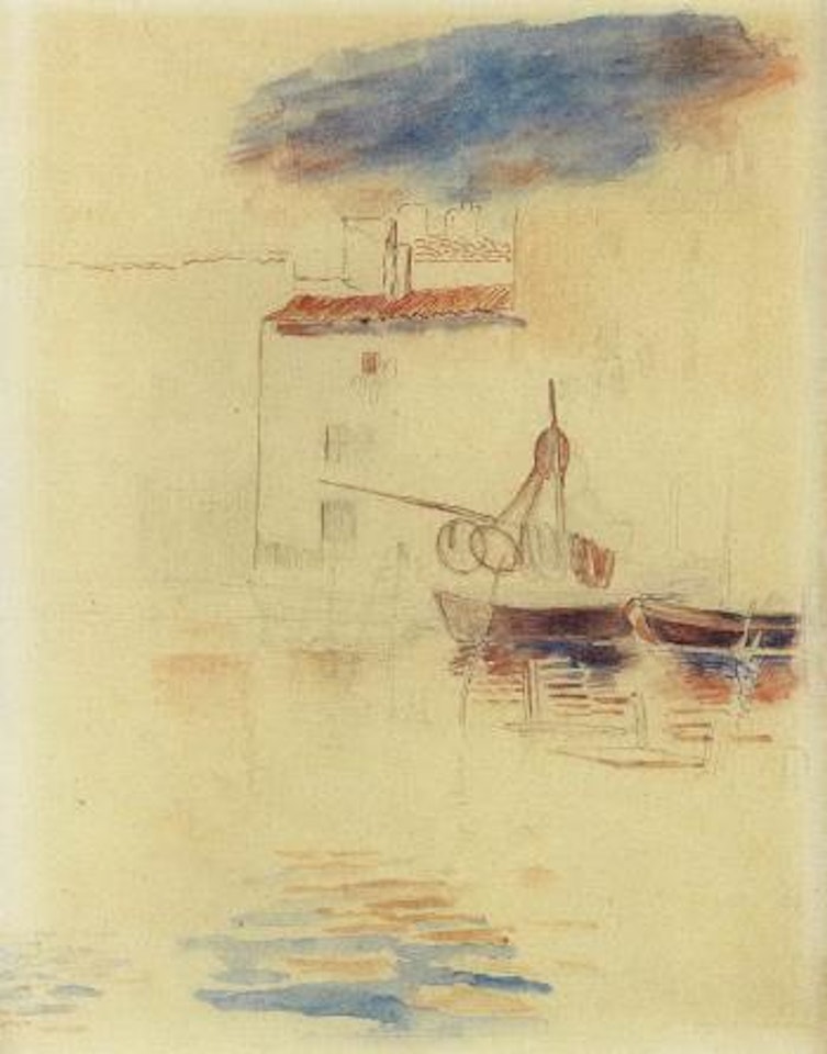 Vue du port des Martigues by Pierre-Auguste Renoir