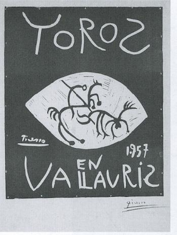 Toros en vallauris by Pablo Picasso