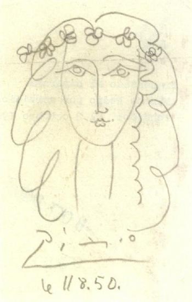Tete de femme by Pablo Picasso