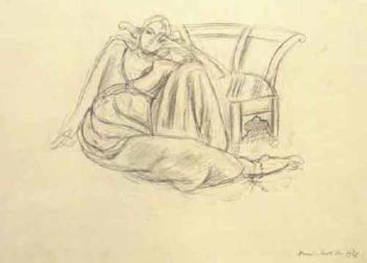 Femme assise, chaise by Henri Matisse