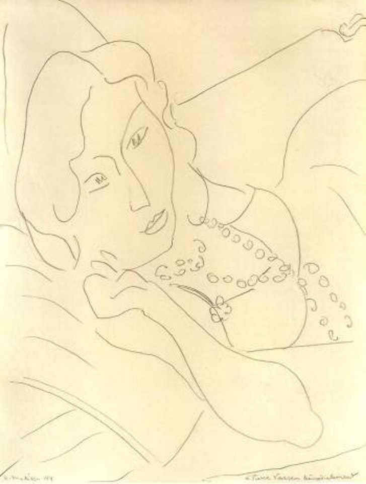 Femme allongee by Henri Matisse