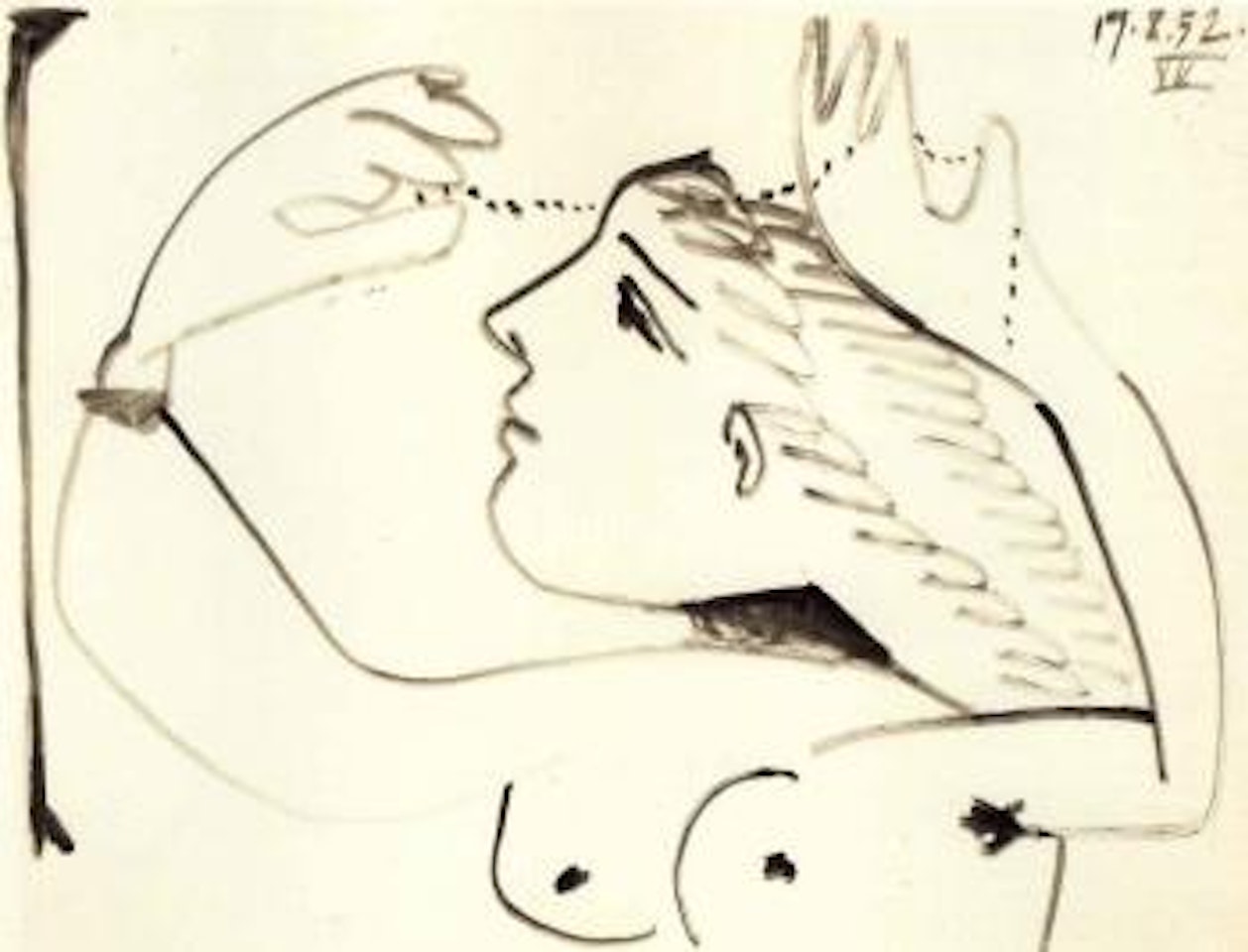 Femme au collier by Pablo Picasso