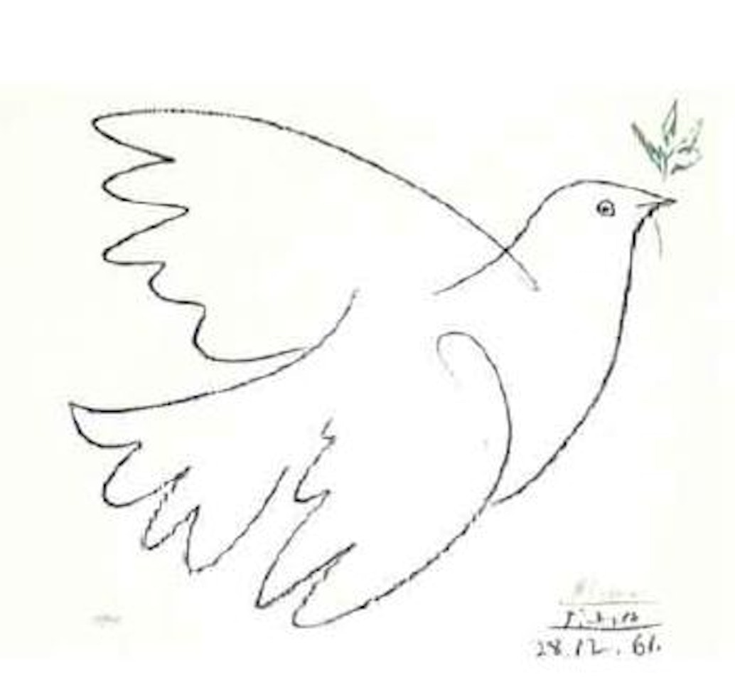Colombe volant by Pablo Picasso
