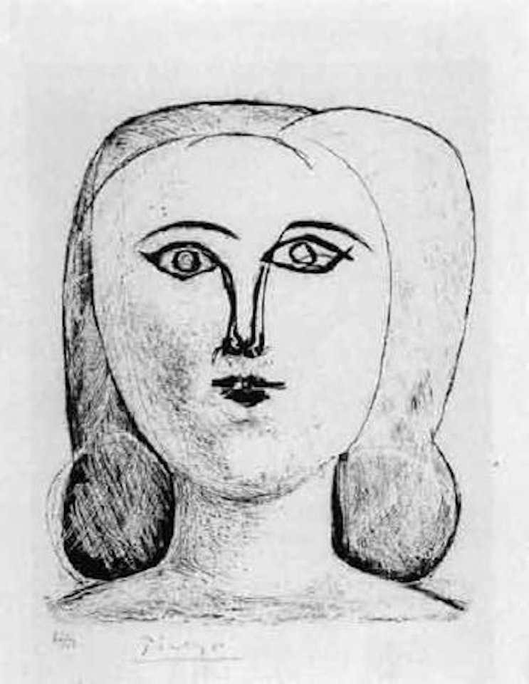 Tete de jeune fille by Pablo Picasso