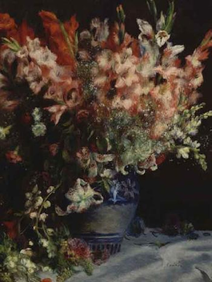 Glaieuls dans un vase by Pierre-Auguste Renoir