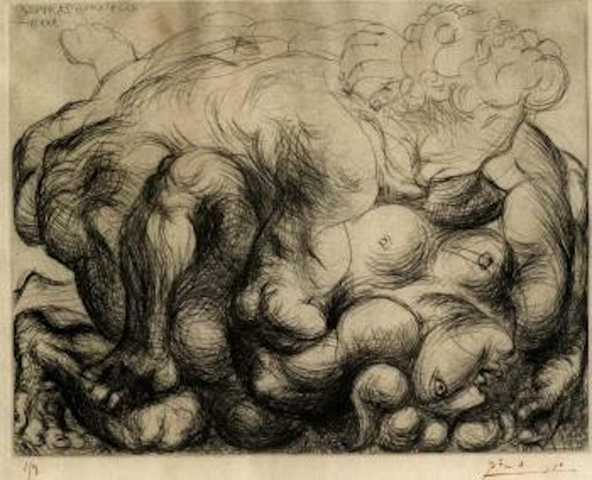 Le Viol V by Pablo Picasso