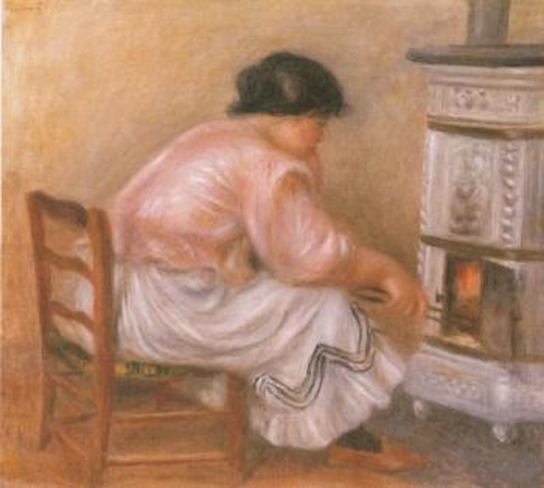 Femme au coin du poele by Pierre-Auguste Renoir