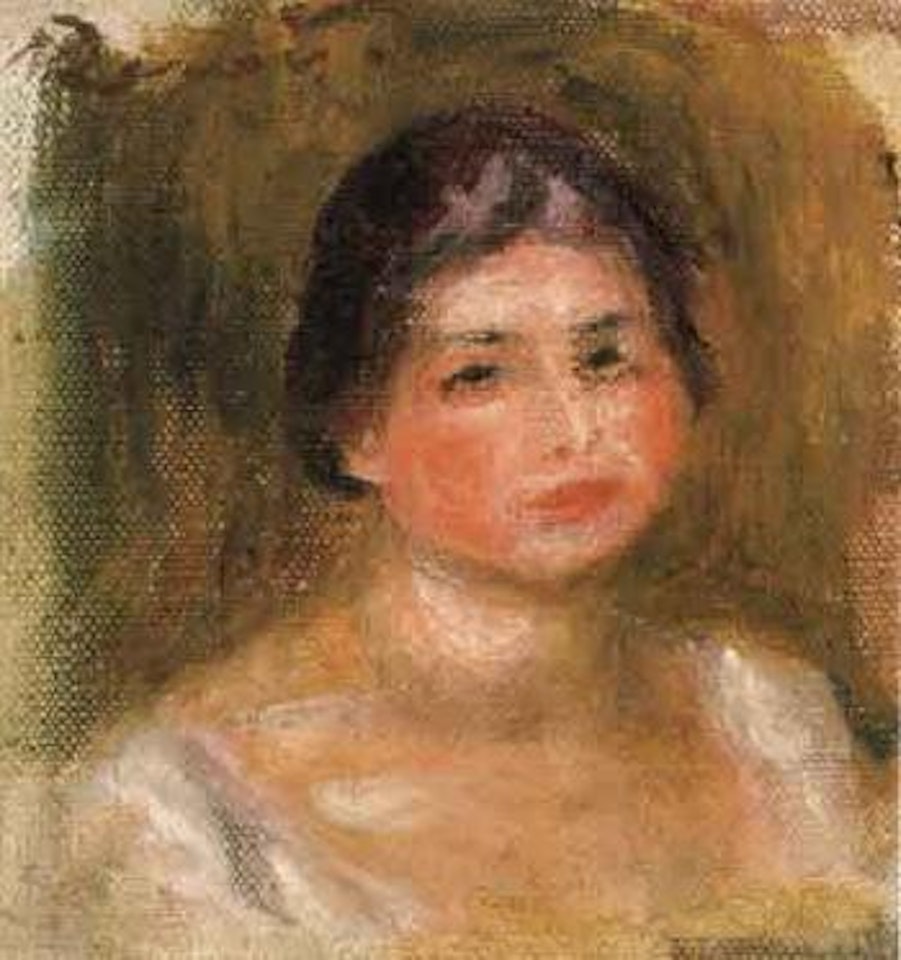 Buste de femme by Pierre-Auguste Renoir