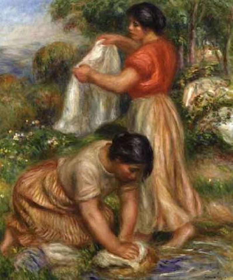Laveuses by Pierre-Auguste Renoir