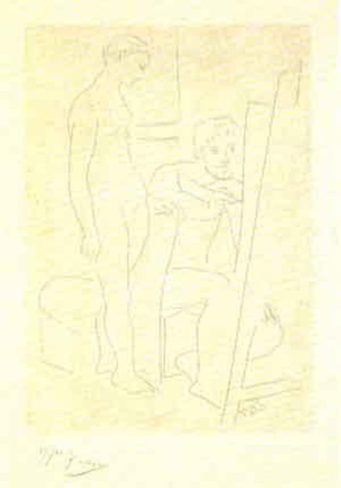 Le modele nu by Pablo Picasso