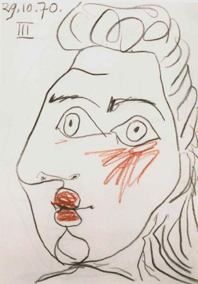 Visage de femme by Pablo Picasso