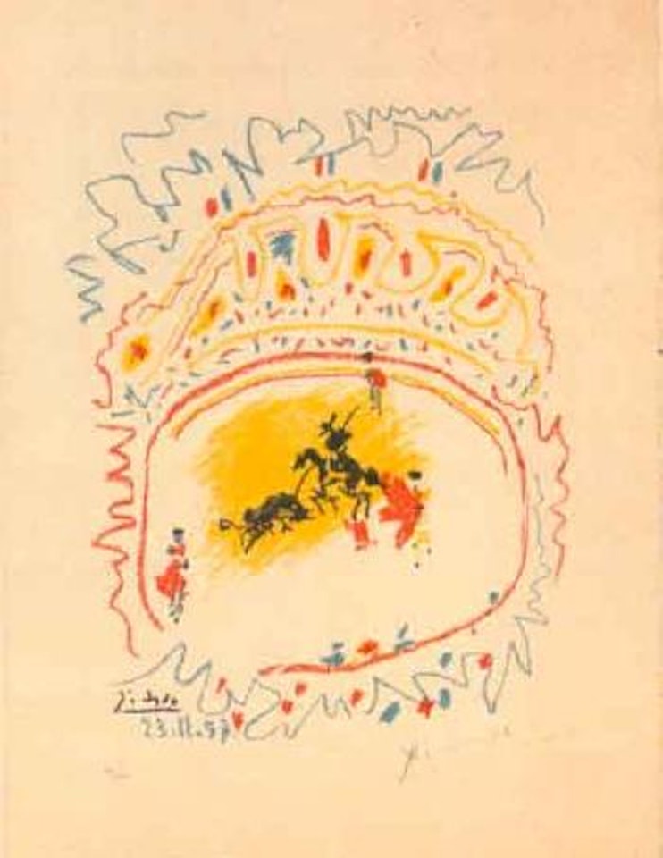 Le petite corrida by Pablo Picasso