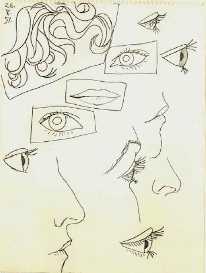 L'alphabet de Genevieve by Pablo Picasso