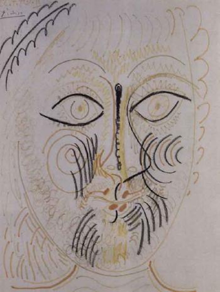 Tete d'homme by Pablo Picasso