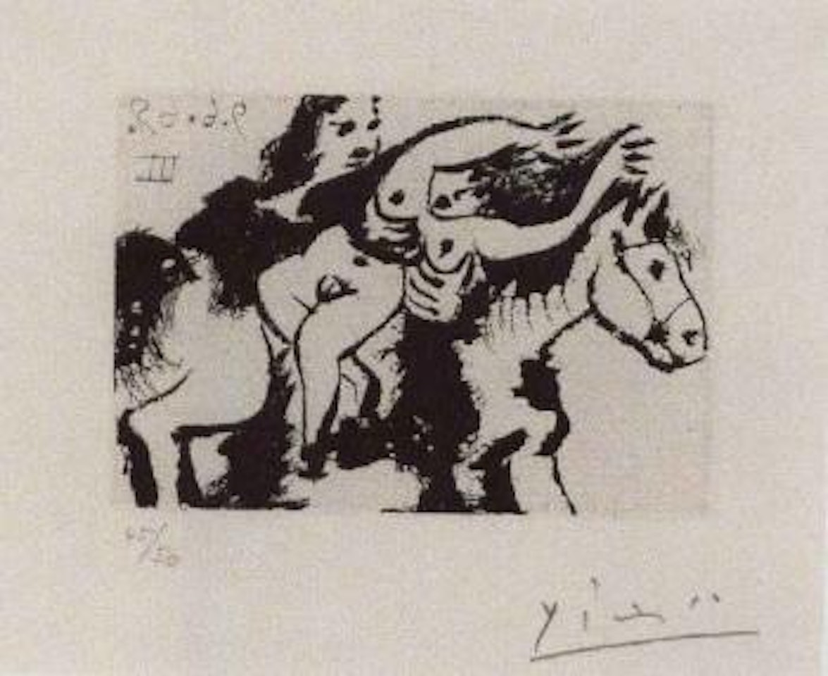 Celestine, Maja et complice masculin by Pablo Picasso
