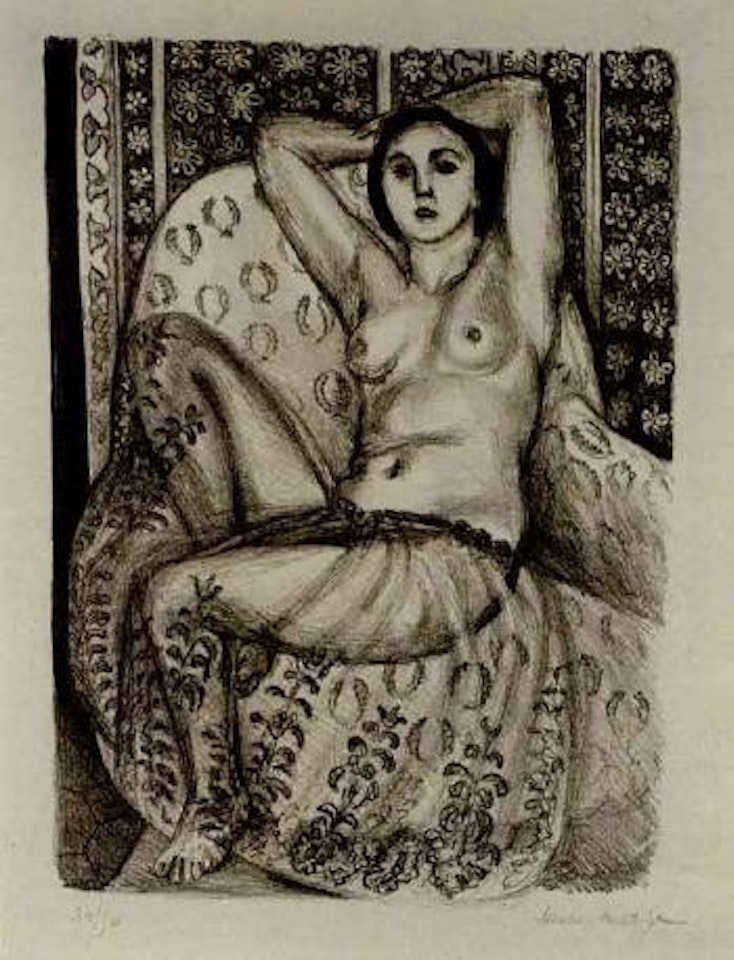 Odalisque assise a la jupe de tulle by Henri Matisse