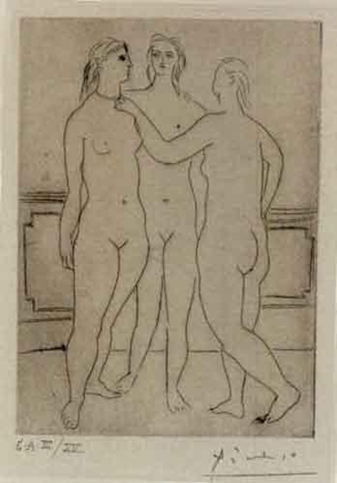 Le collier by Pablo Picasso