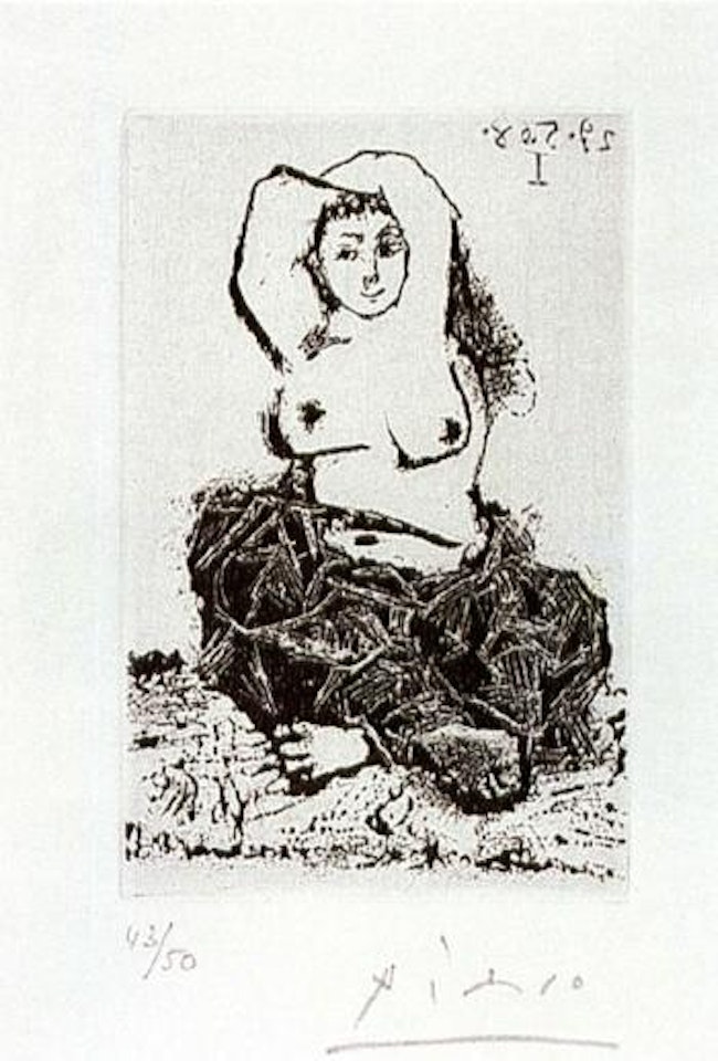 Odalisque by Pablo Picasso