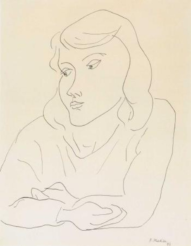 Portrait de jeune femme by Henri Matisse