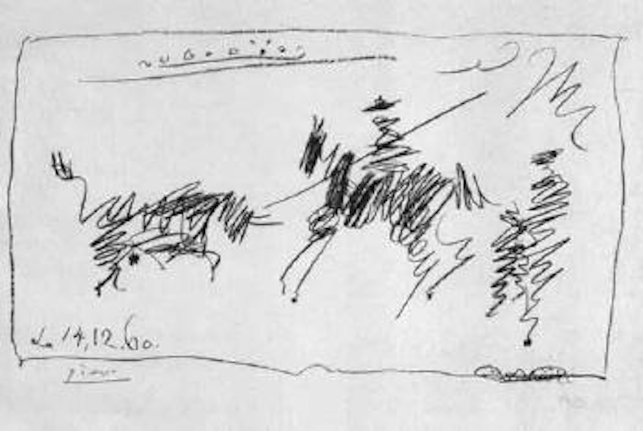 Toreros, avant la lettre by Pablo Picasso