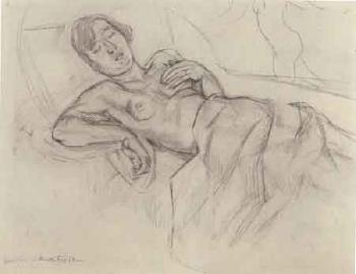 Reclining nude by Henri Matisse