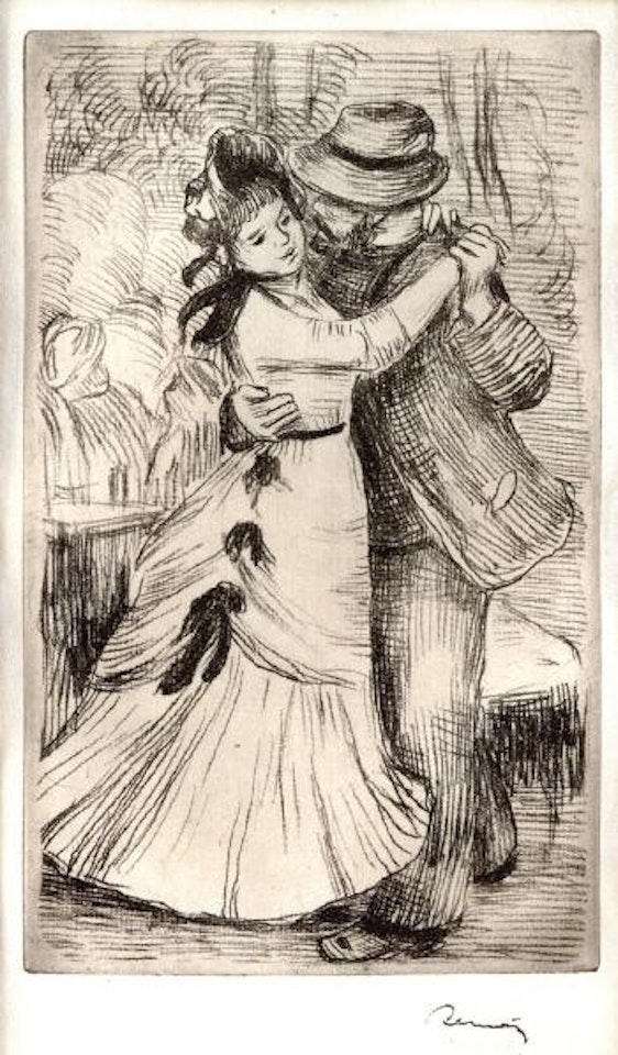 La danse a la campagne by Pierre-Auguste Renoir