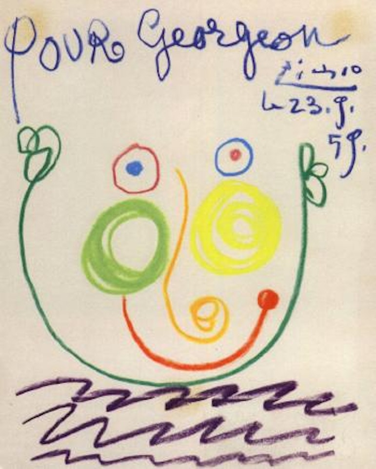 Happy face by Pablo Picasso