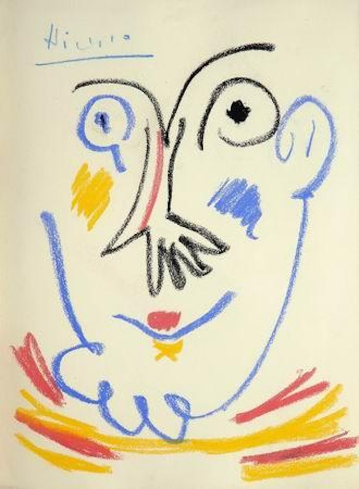 Tete d'homme by Pablo Picasso