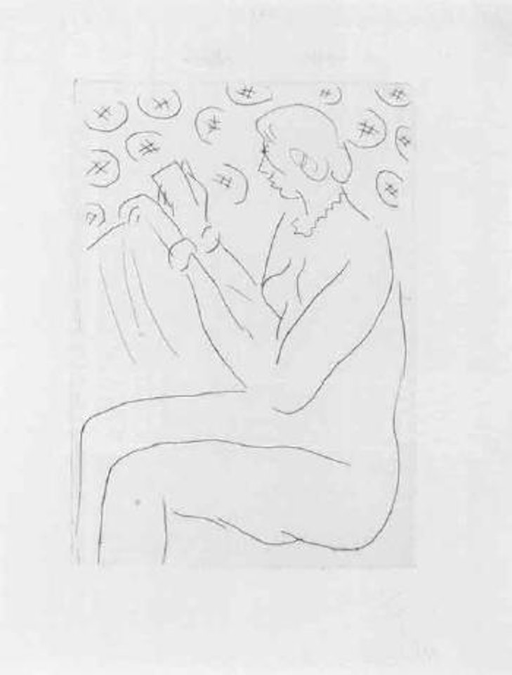 Figure lisant by Henri Matisse