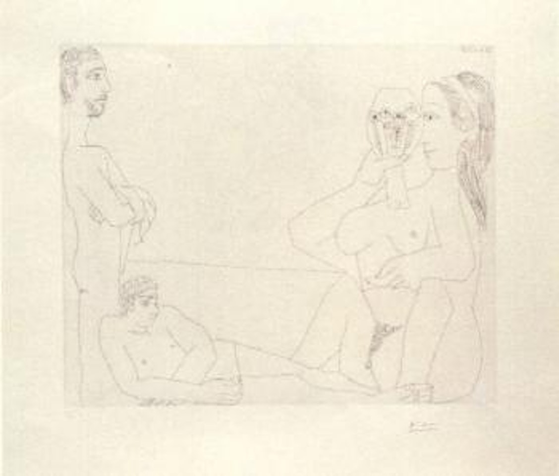 Sur la plage by Pablo Picasso